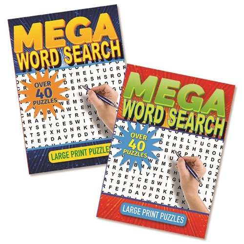 Word search books mega - word,