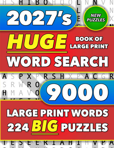 Huge book large print word - huge,