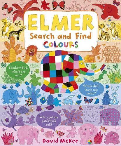 Elmer search and find colours - and,
