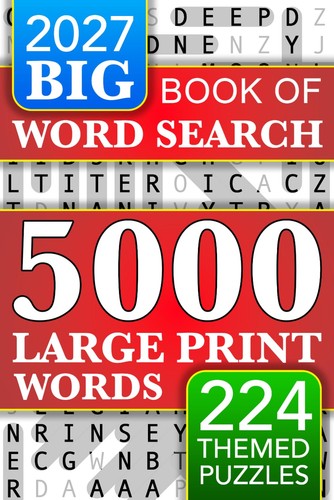 Big book large print word - large,