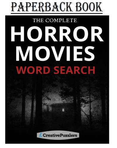 Horror movies word search - word,